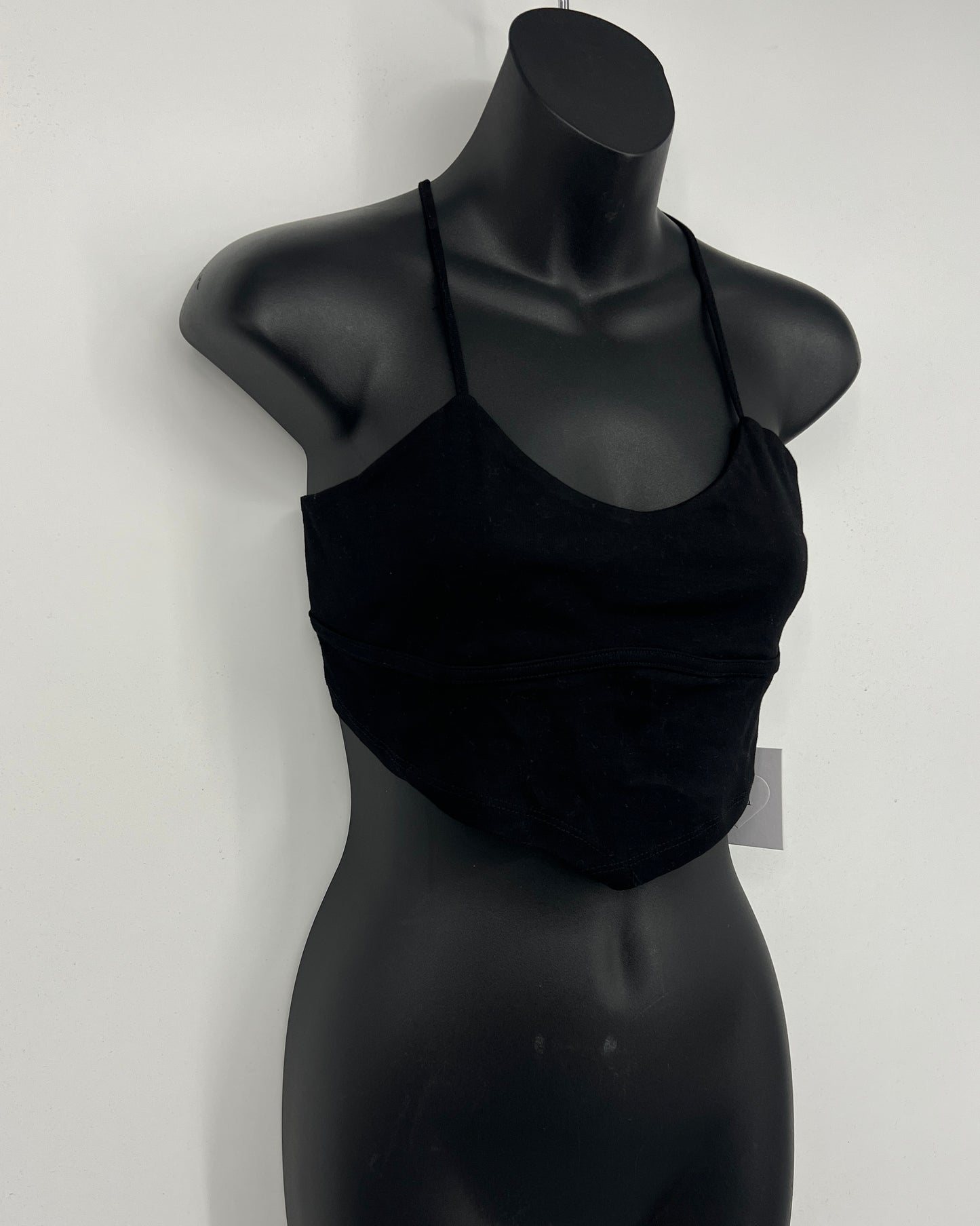 Adika Black Backless Tie Top Size Small NEW